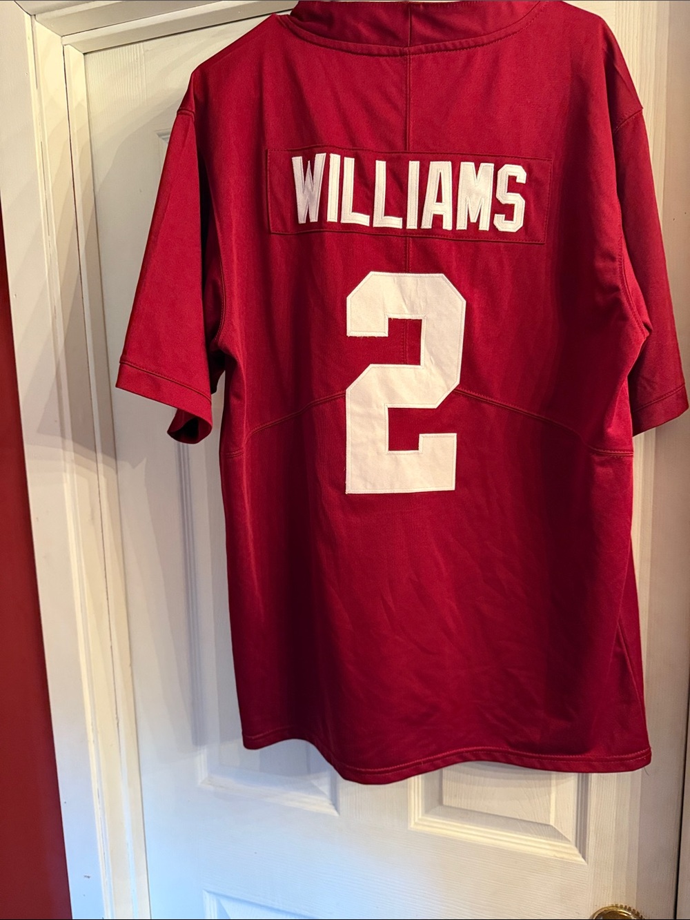 Nike Men’s Crimson Tide Red Alabama Football Jersey with  Stitched Lettering - Picture 2 of 2